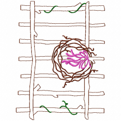Garden Barriers Embroidery Design 4